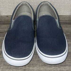 Men’s Size 12 Eddie Bauer Shoes Haller Slip On Sneakers Atlantic Blue
